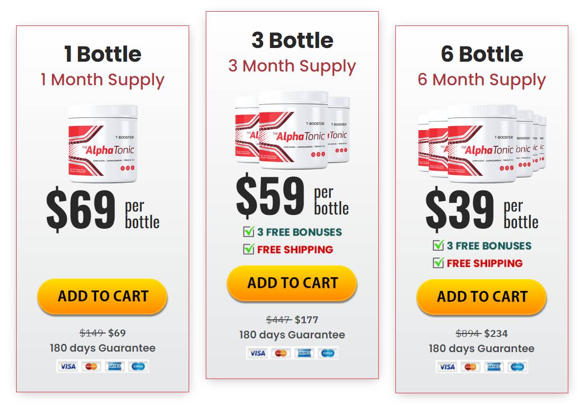 Alpha Tonic special offer